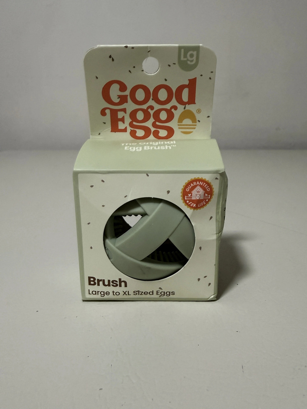 The Original Egg Brush Large to XL Eggs Silicone Scrubber Backyard Chicken